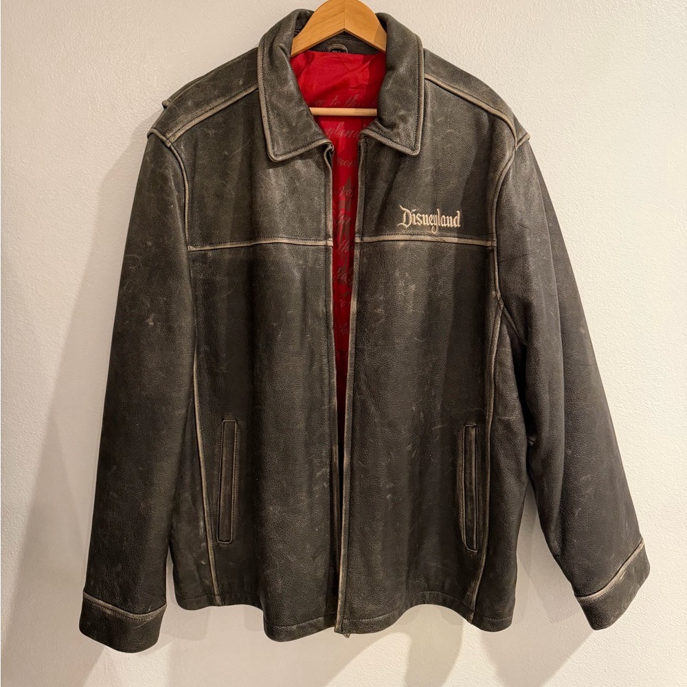 Disney Vintage Distressed leather jacket